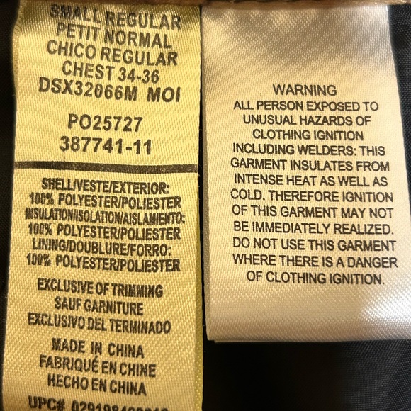 10x An American Tradition ,Woodland Brown Camo Hunting Full Zip Jacket S, New - Picture 7 of 7